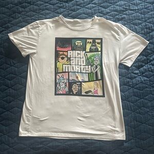 Rick and Morty Grand Theft Auto Graphic T-Shirt